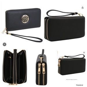 🌟🌟🌟Rebecca & Rifka black wallet NWT